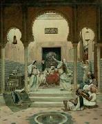 unknow artist Arab or Arabic people and life. Orientalism oil paintings  326 oil painting reproduction